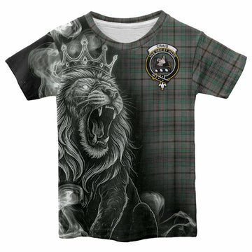 Craig Tartan Kid T-shirt Roaring Lion Heritage