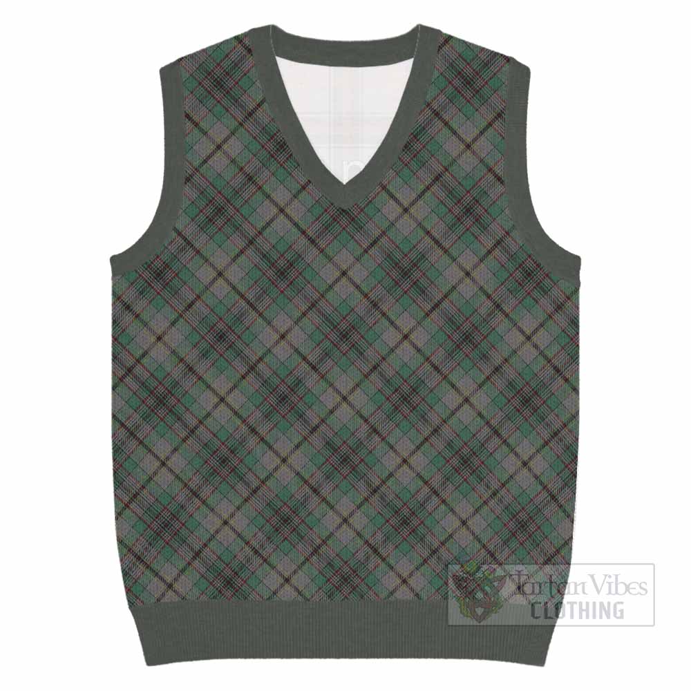 Craig Tartan  Knitted V-Neck Vest Cross Style