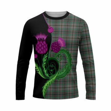 Craig Tartan Long Sleeve T-Shirt Traditional Scottish Thistle
