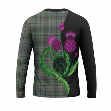 Craig Tartan Long Sleeve T-Shirt Traditional Scottish Thistle
