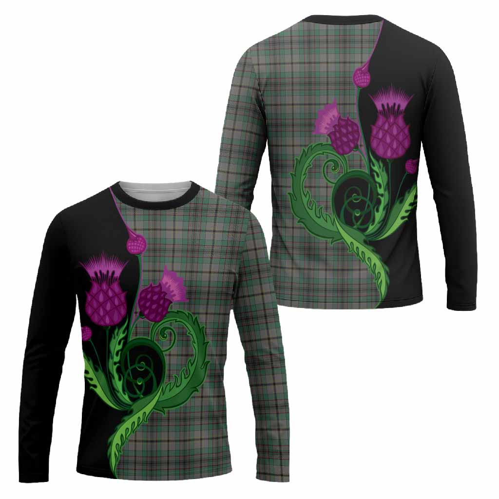Craig Tartan Long Sleeve T-Shirt Traditional Scottish Thistle
