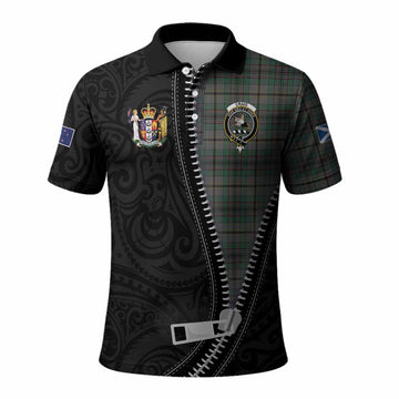 Craig Tartan Polo Shirt New Zealand Pattern Unique Zipper Stylized