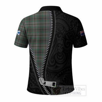 Craig Tartan Polo Shirt New Zealand Pattern Unique Zipper Stylized