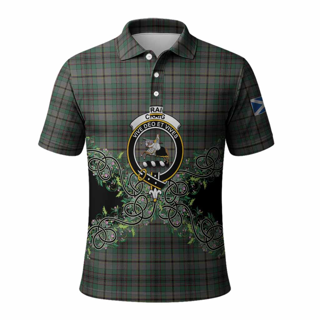 Craig Tartan Polo Shirt Thistle Scottish Spirit