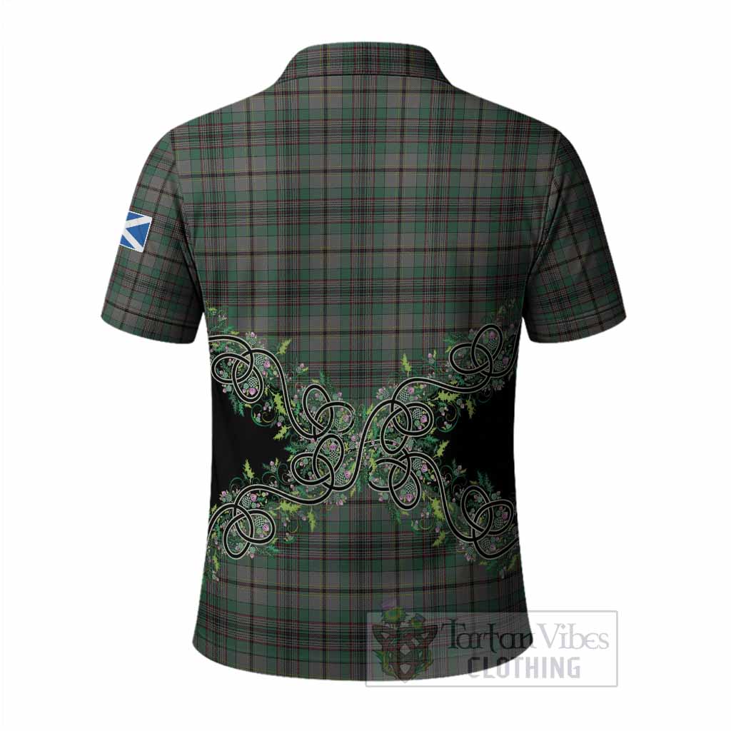 Craig Tartan Polo Shirt Thistle Scottish Spirit