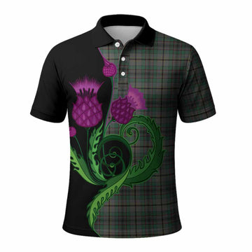 Craig Tartan Polo Shirt Traditional Scottish Thistle