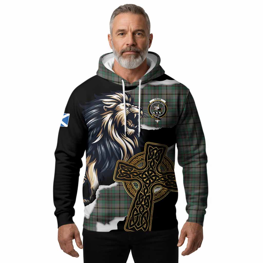 Craig Tartan Scottish Hoodie Lion Celtic Heritage