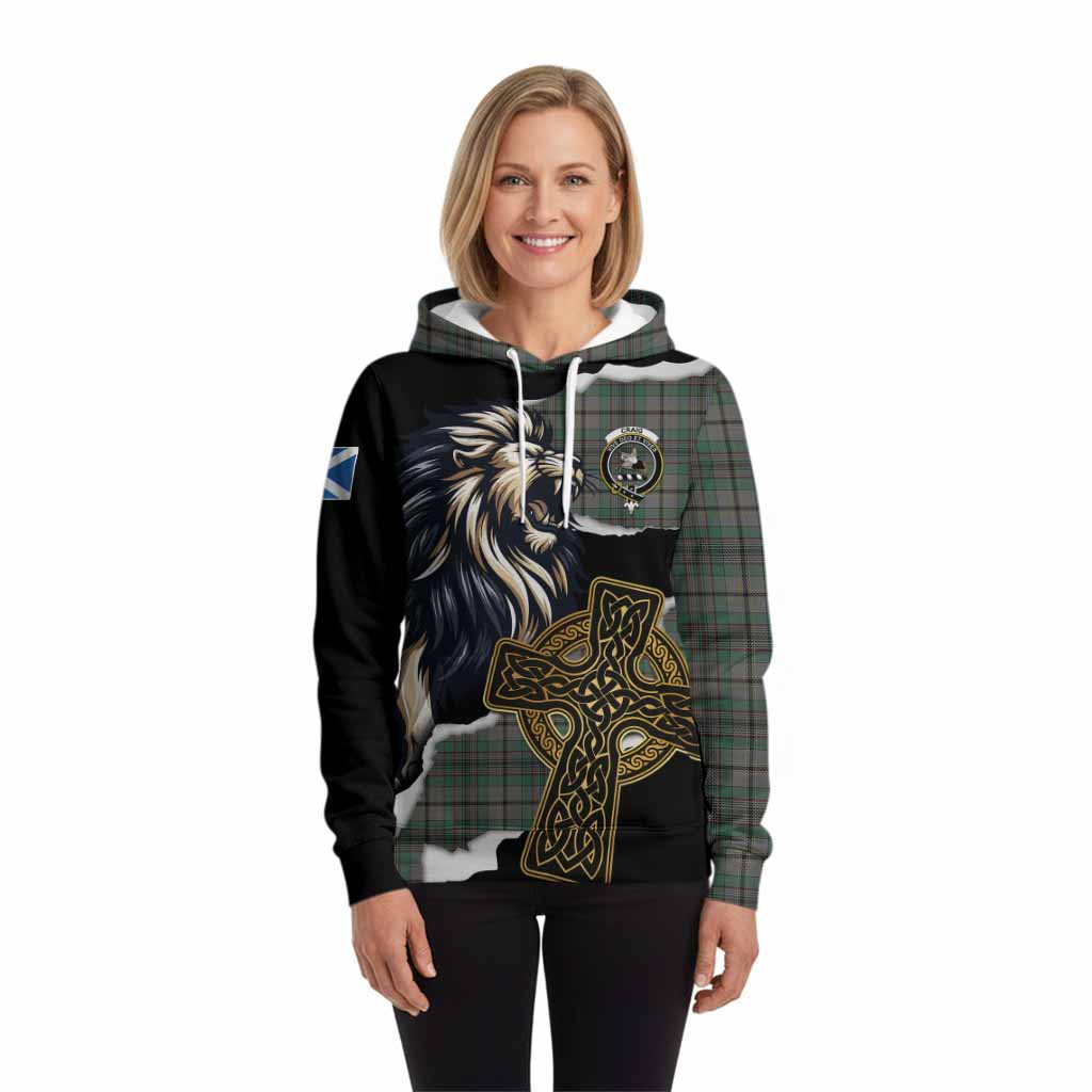 Craig Tartan Scottish Hoodie Lion Celtic Heritage