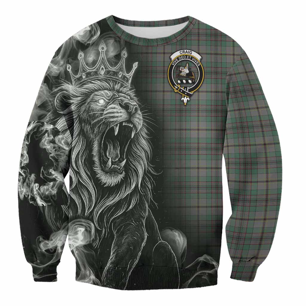 Craig Tartan Sweatshirt Roaring Lion Heritage