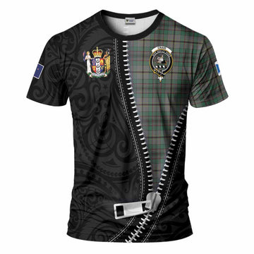Craig Tartan T-Shirt New Zealand Pattern Unique Zipper Stylized