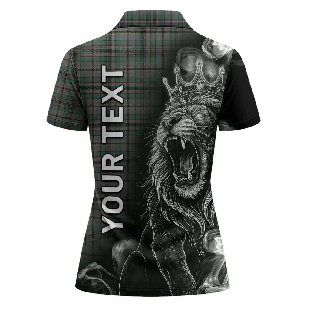 Craig Tartan Women Polo Shirt Roaring Lion Heritage