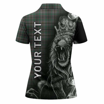 Craig Tartan Women Polo Shirt Roaring Lion Heritage