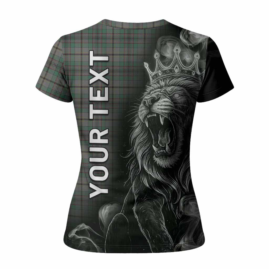 Craig Tartan Women T shirt Roaring Lion Heritage