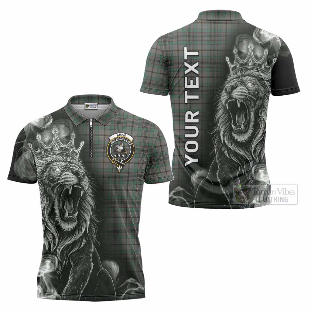 Craig Tartan Zipper Polo Shirt Roaring Lion Heritage