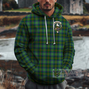 Cranstoun (Cranston) Tartan Cotton Hoodie with Family Crest Zip Hoodie - Tartan Vibes Clothing