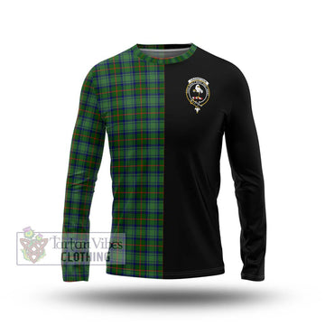 Cranstoun (Cranston) Tartan Long Sleeve T-Shirt with Family Crest and Half Of Me Style Unisex - Tartan Vibes Clothing