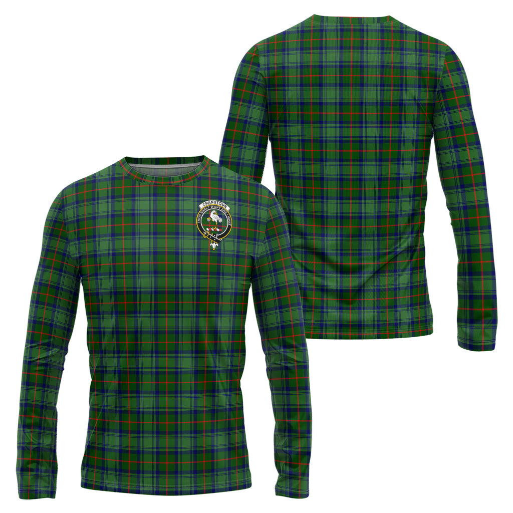 Cranstoun (Cranston) Tartan Long Sleeve T-Shirt with Family Crest Unisex - Tartan Vibes Clothing