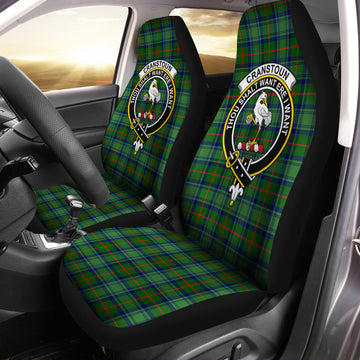 Cranstoun (Cranston) Tartan Car Seat Cover with Family Crest One Size - Tartan Vibes Clothing