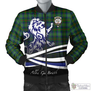 Cranstoun (Cranston) Tartan Bomber Jacket with Alba Gu Brath Regal Lion Emblem Unisex - Tartan Vibes Clothing