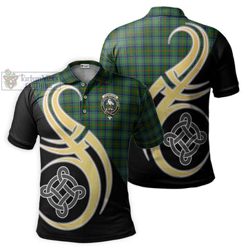 Cranstoun (Cranston) Tartan Polo Shirt with Family Crest and Celtic Symbol Style Kid - Tartan Vibes Clothing