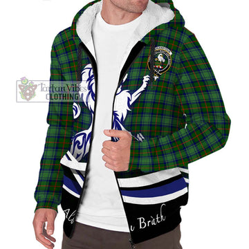 Cranstoun (Cranston) Tartan Sherpa Hoodie with Alba Gu Brath Regal Lion Emblem Unisex S - Tartan Vibes Clothing