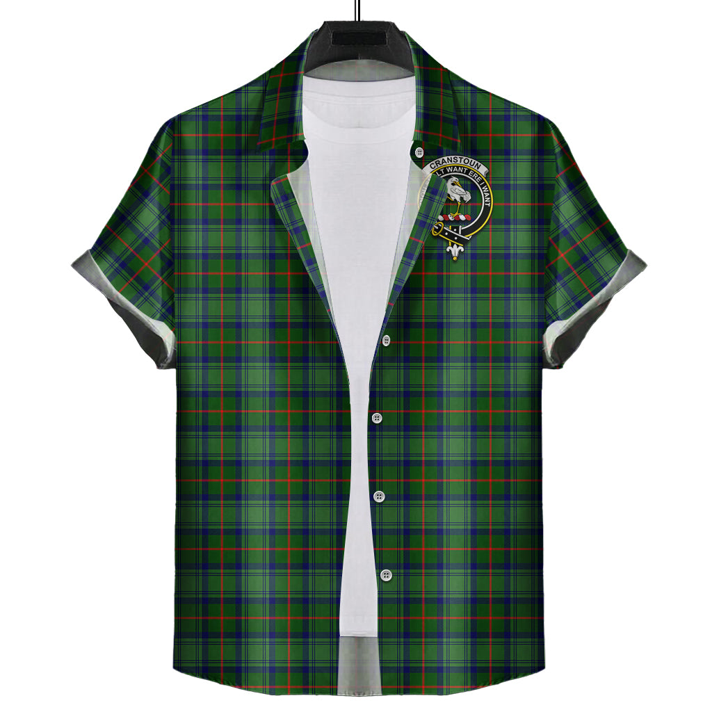 cranstoun-tartan-short-sleeve-button-down-shirt-with-family-crest