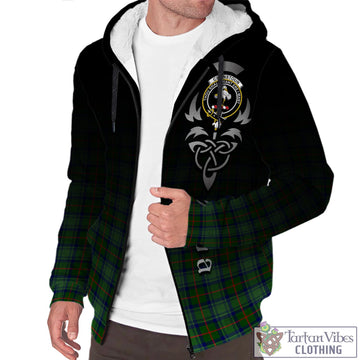 Cranstoun (Cranston) Tartan Sherpa Hoodie Featuring Alba Gu Brath Family Crest Celtic Inspired Unisex - Tartan Vibes Clothing