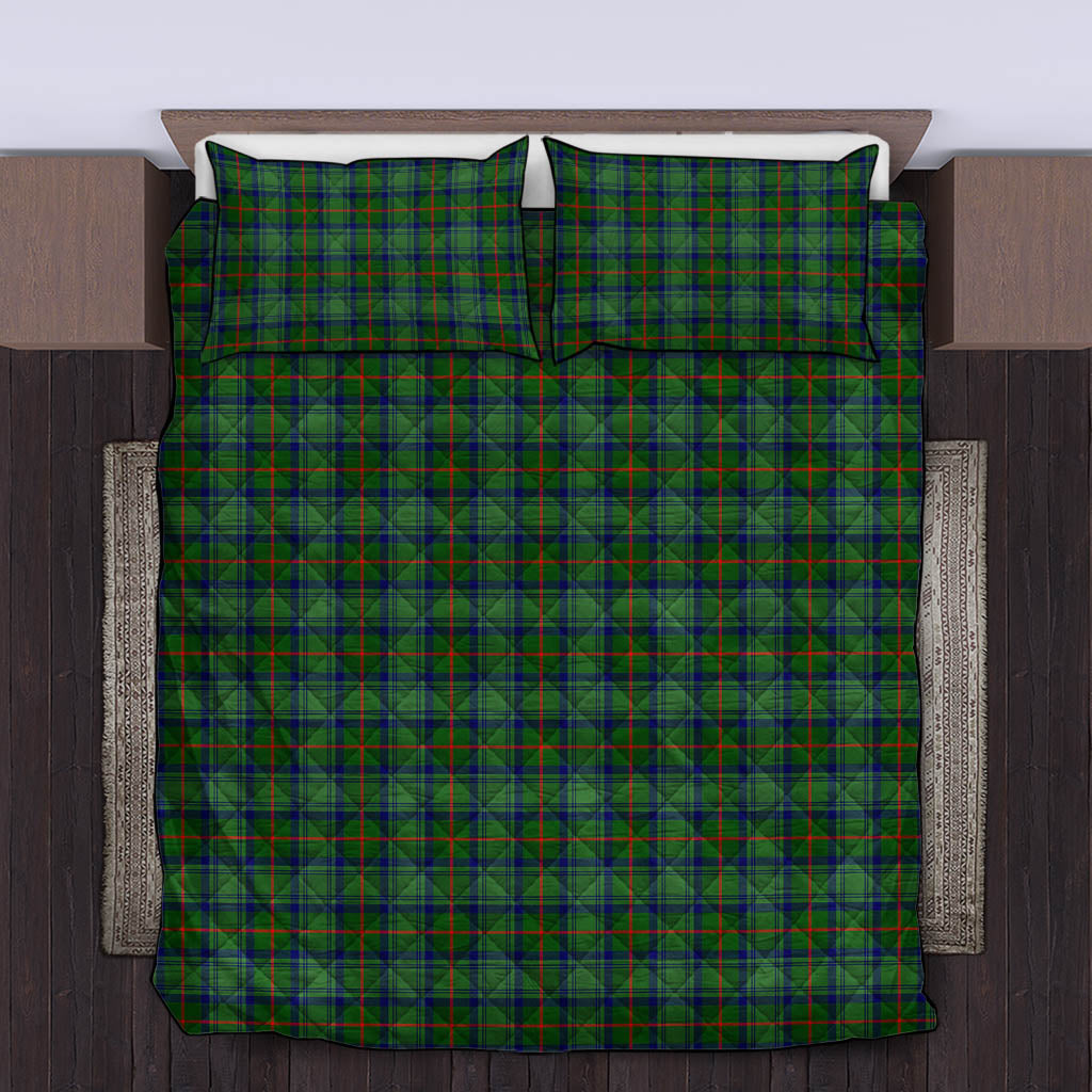 Cranstoun (Cranston) Tartan Quilt Bed Set King - Tartan Vibes Clothing