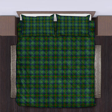 Cranstoun (Cranston) Tartan Quilt Bed Set King - Tartan Vibes Clothing