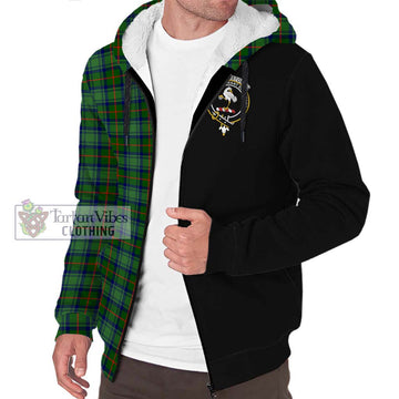 Cranstoun (Cranston) Tartan Sherpa Hoodie with Family Crest and Half Of Me Style Unisex S - Tartan Vibes Clothing
