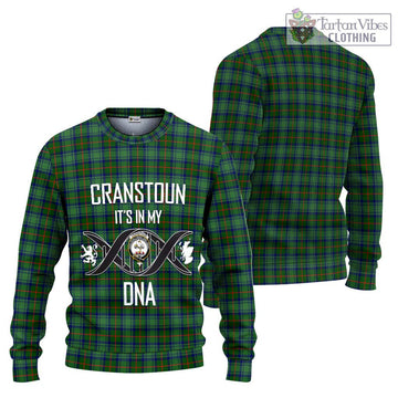 Cranstoun (Cranston) Tartan Ugly Sweater with Family Crest DNA In Me Style Unisex - Tartan Vibes Clothing