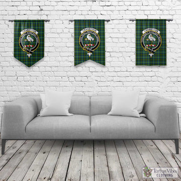 Cranstoun (Cranston) Tartan Gonfalon, Tartan Banner with Family Crest Rectangle - Tartan Vibes Clothing