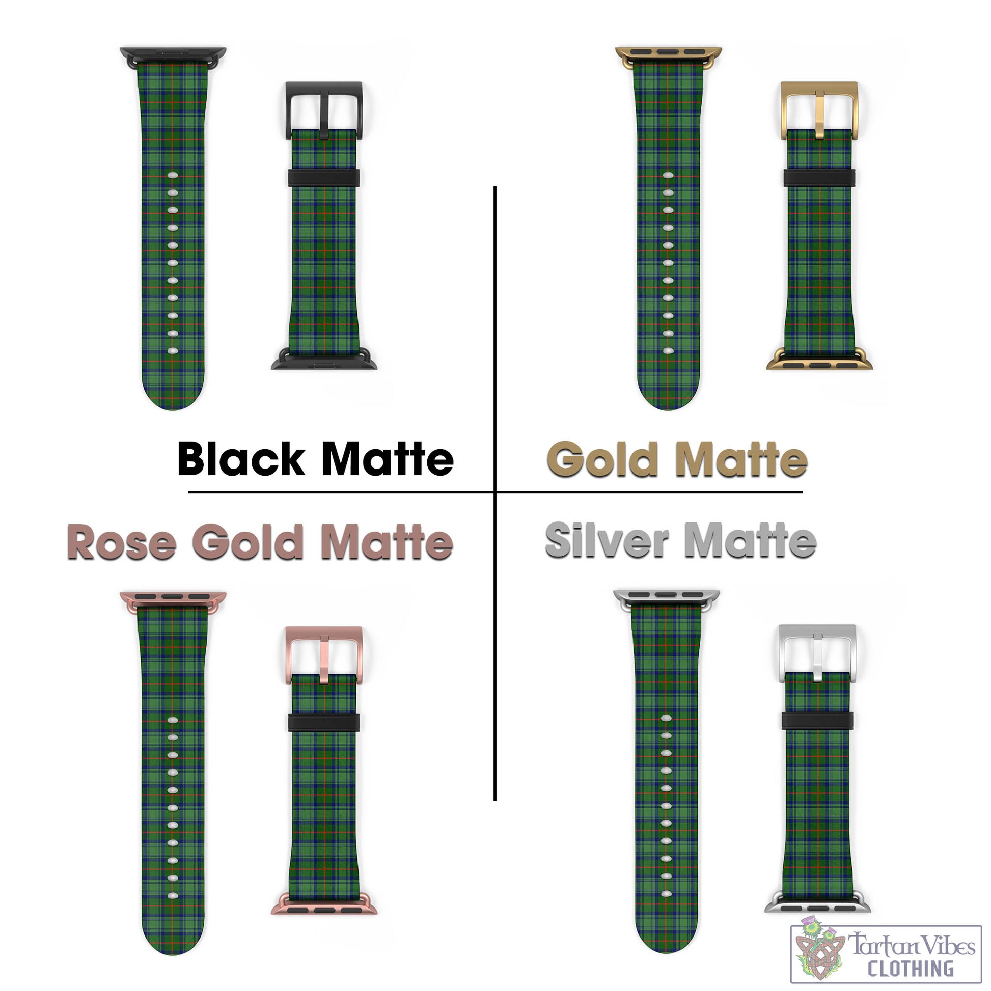 Cranstoun (Cranston) Tartan Watch Band 42 - 45 mm - Tartan Vibes Clothing