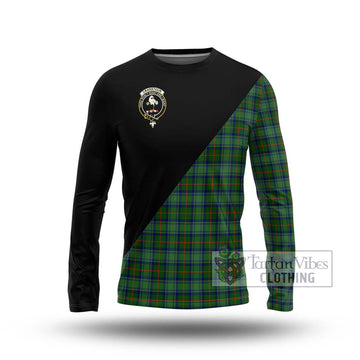 Cranstoun (Cranston) Tartan Long Sleeve T-Shirt with Family Crest and Military Logo Style Unisex - Tartan Vibes Clothing