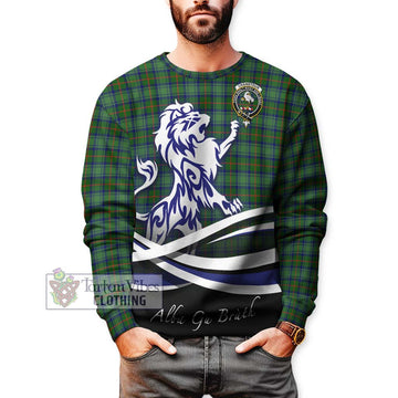 Cranstoun (Cranston) Tartan Sweatshirt with Alba Gu Brath Regal Lion Emblem Unisex - Tartan Vibes Clothing