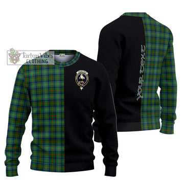 Cranstoun (Cranston) Tartan Ugly Sweater with Family Crest and Half Of Me Style Unisex - Tartan Vibes Clothing
