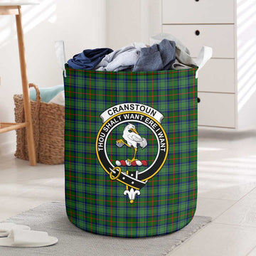 Cranstoun (Cranston) Tartan Laundry Basket with Family Crest One Size - Tartan Vibes Clothing
