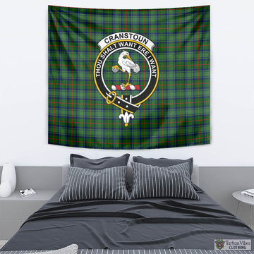 Cranstoun (Cranston) Tartan Tapestry Wall Hanging and Home Decor for Room with Family Crest - Tartan Vibes Clothing