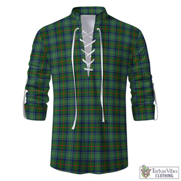 Cranstoun Tartan Men's Scottish Traditional Jacobite Ghillie Kilt Shirt