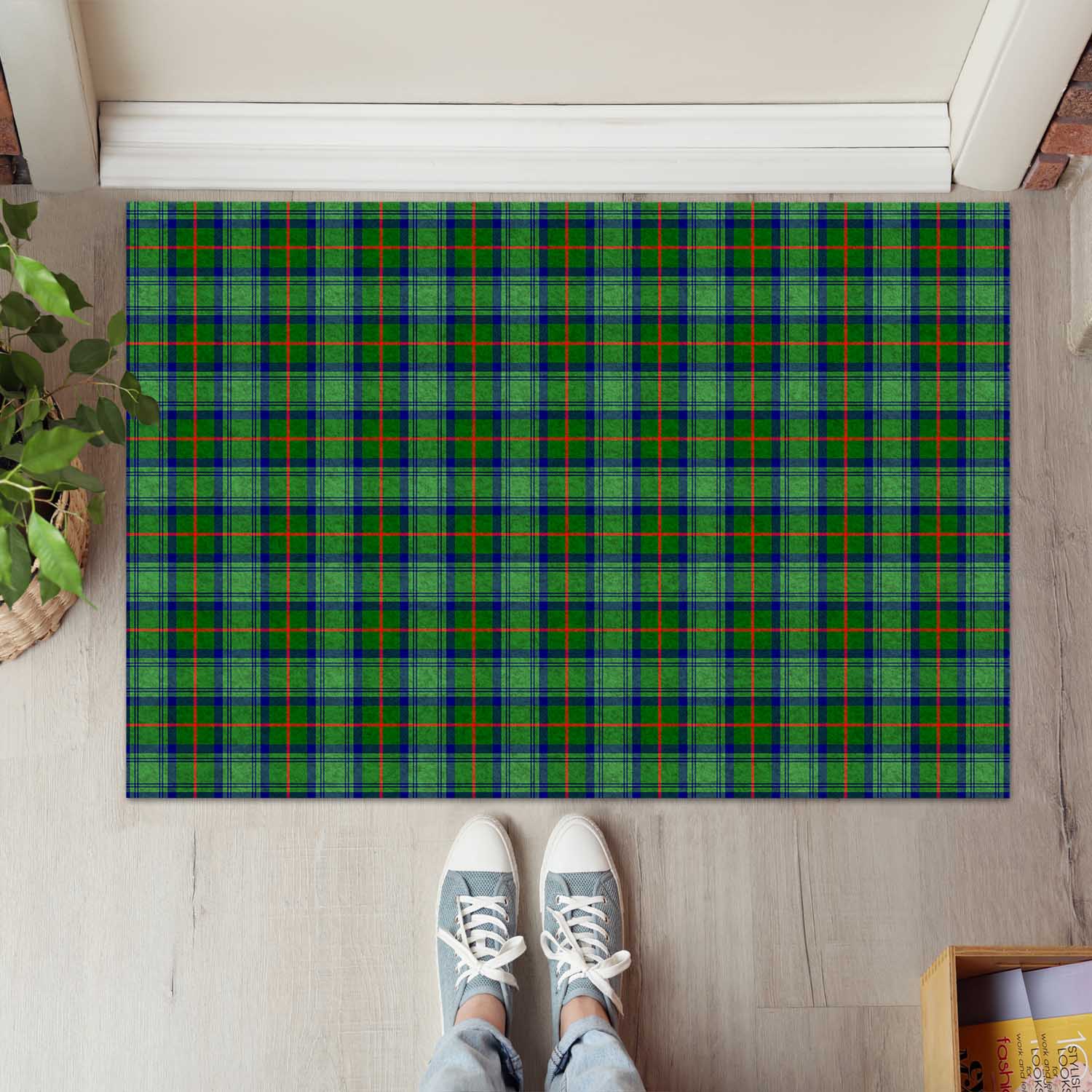 Cranstoun (Cranston) Tartan Rubber Doormat - Tartan Vibes Clothing