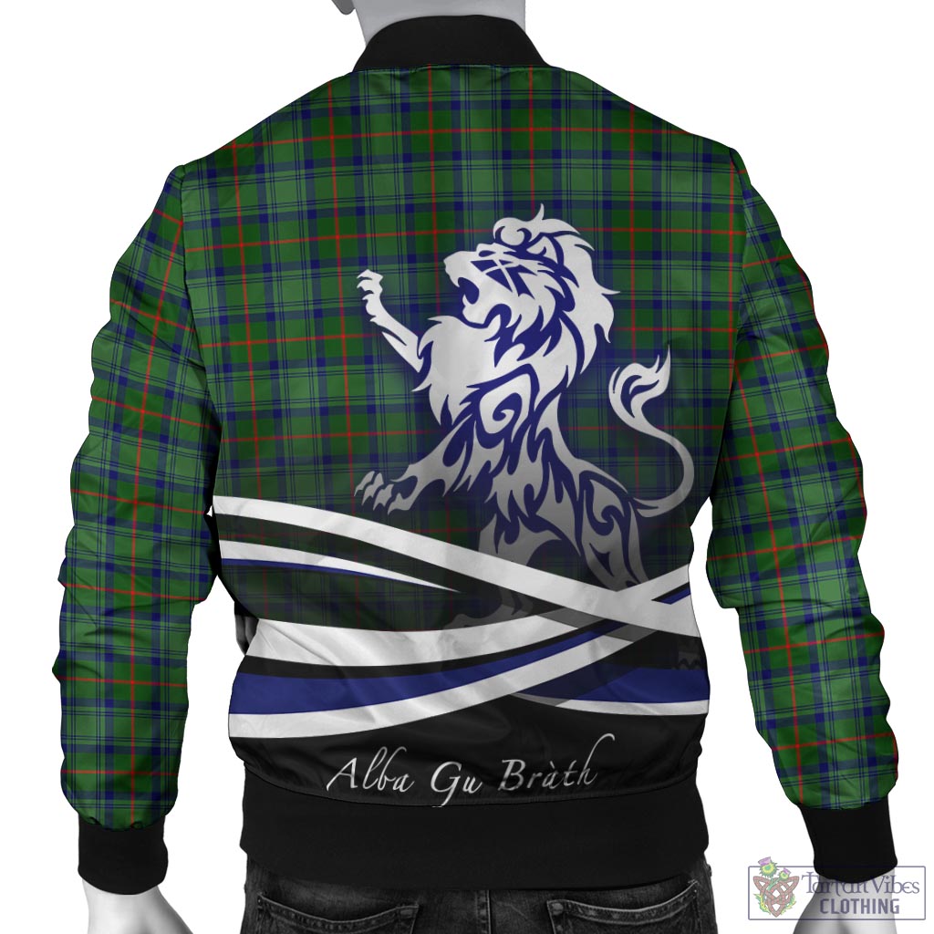 Cranstoun (Cranston) Tartan Bomber Jacket with Alba Gu Brath Regal Lion Emblem - Tartan Vibes Clothing