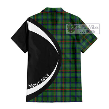 Cranstoun (Cranston) Tartan Hawaiian Shirt with Family Crest Circle Style - Tartan Vibes Clothing
