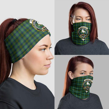 Cranstoun (Cranston) Tartan Neck Gaiters, Tartan Bandanas, Tartan Head Band with Family Crest - Tartan Vibes Clothing