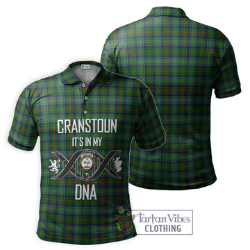 Cranstoun (Cranston) Tartan Polo Shirt with Family Crest DNA In Me Style - Tartan Vibes Clothing