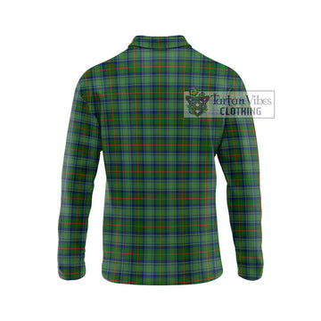 Cranstoun (Cranston) Tartan Long Sleeve Polo Shirt with Family Crest DNA In Me Style - Tartan Vibes Clothing