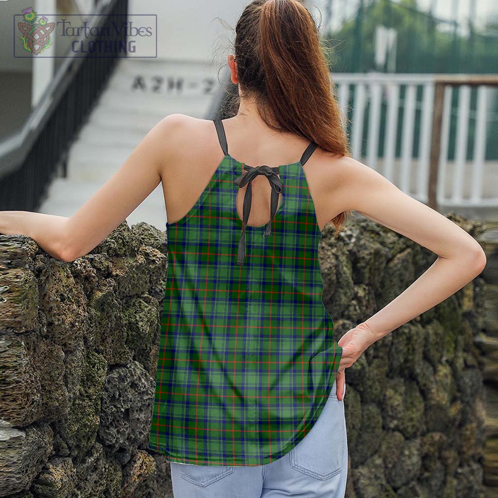 Cranstoun (Cranston) Tartan Loose Halter Neck Camisole - Tartan Vibes Clothing