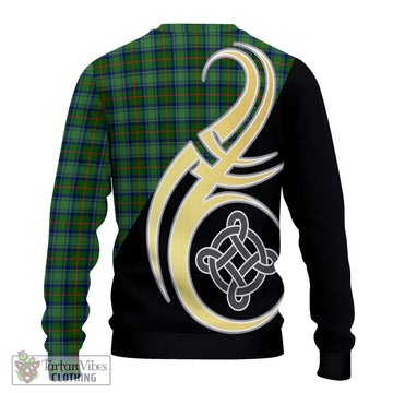 Cranstoun (Cranston) Tartan Ugly Sweater with Family Crest and Celtic Symbol Style - Tartan Vibes Clothing