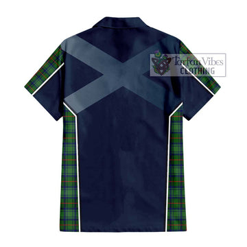 Cranstoun (Cranston) Tartan Hawaiian Shirt with Family Crest and Lion Rampant Vibes Sport Style - Tartan Vibes Clothing