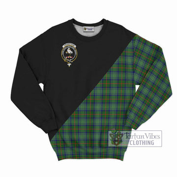 Cranstoun (Cranston) Tartan Sweatshirt with Family Crest and Military Logo Style - Tartan Vibes Clothing