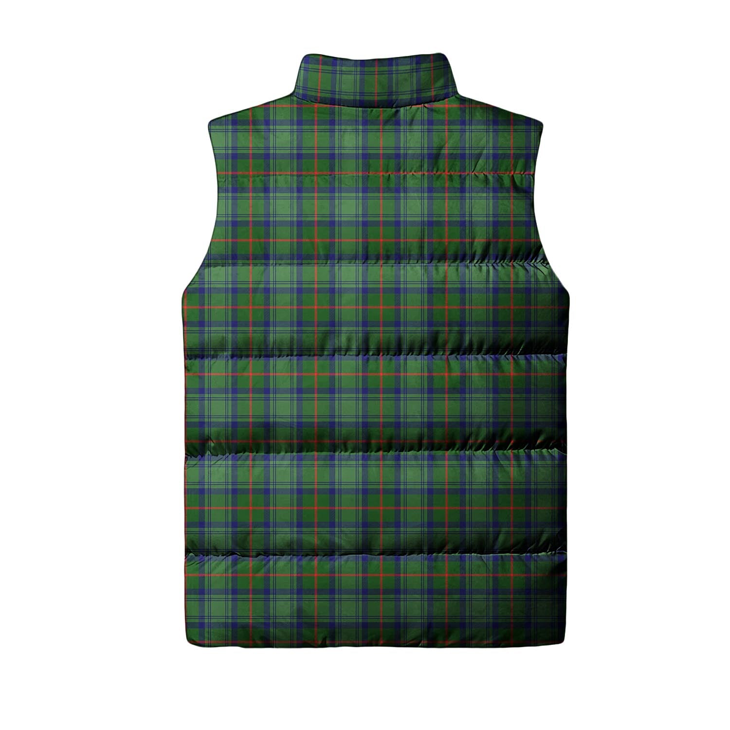 Cranstoun (Cranston) Tartan Sleeveless Puffer Jacket with Family Crest - Tartan Vibes Clothing